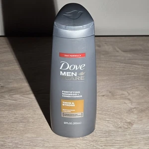 Dove Men+Care 2-in-1 Shampoo and Conditioner, Thick and Strong, 12 Oz - Picture 1 of 2