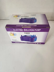 Portable Electric Balloon Pump 73005 Dual Nozzle With Balloon Tying Tool - Picture 1 of 6
