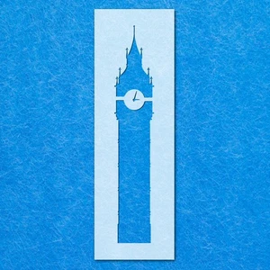 Stencil Orologio Big Ben: Mylar Aerografo Wall Art Pittura Artigianato 2 - 190 Micron - Foto 1 di 11