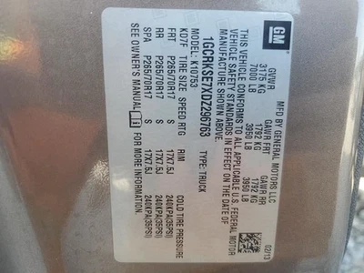 2013 Chevrolet Silverado 2500 Passenger Front Window Regulator Used OEM - Image 1 of 4