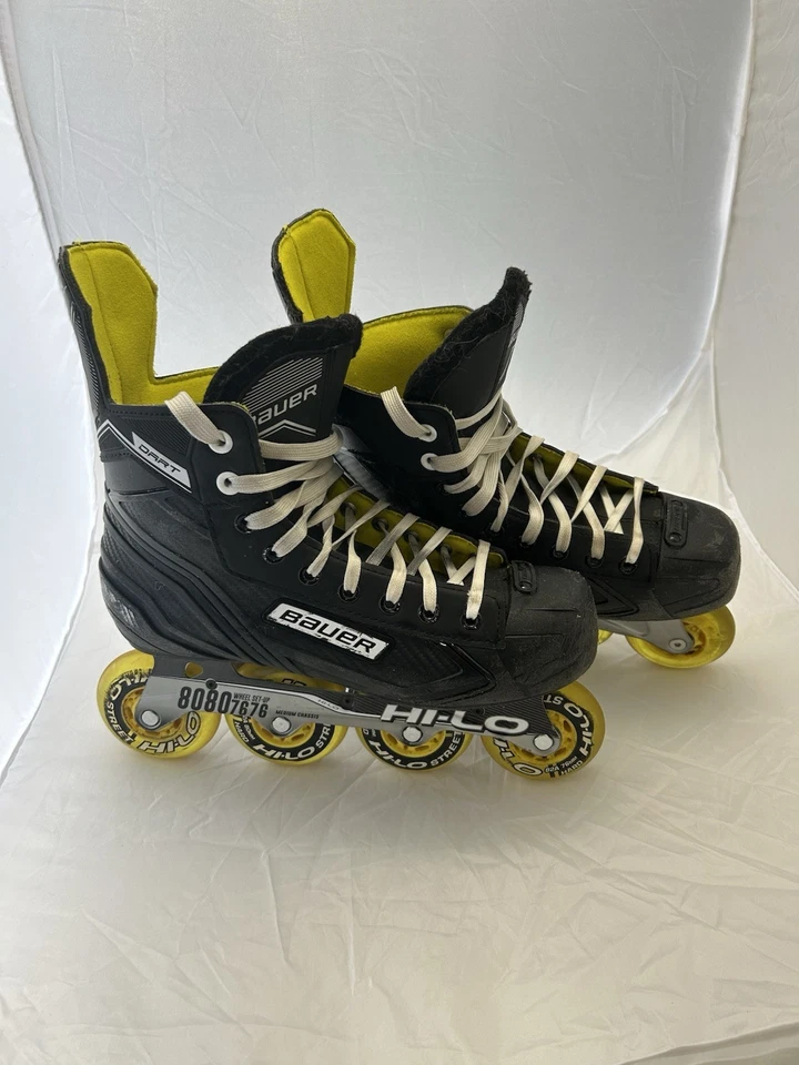 🔥Bauer Dart Roller Hockey Inline Skates Roller Blades Men's Size 8 8080/7676 - Image 1 of 4
