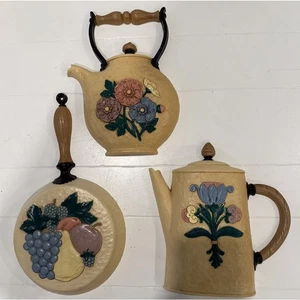 Set Of 3 Home Interior Kitchen Wall Decor - Picture 1 of 2