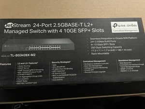 TP-Link Omada Switch 28-Port TL-SG3428X-M2 - 24x 2.5 GBit, 4x 10 Gbit - Bild 1 von 6