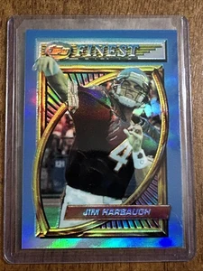 Jim Harbaugh 1994 Finest Refractor #209 Chicago Bears - Picture 1 of 2