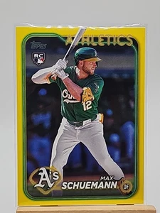 2024 Topps Update Series - Yellow #US220 Max Schuemann (RC) - Picture 1 of 2