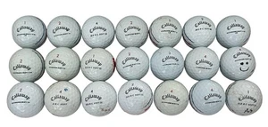 (21) Pelotas de golf blandas Callaway ERG y cromadas surtidas usadas - Imagen 1 de 2
