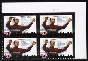 US USA Sc# 3839 MNH FVF PL# BLOCK Henry Mancini Composer Pink Panther Music - Picture 1 of 1