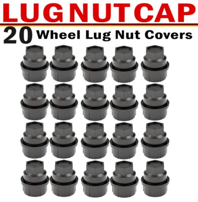 Tapa de cubierta de inserción de tuerca de rueda de 20 para Chevy GMC Yukon Tahoe Suburban Cadillac Foto 1 de 4