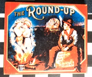 Vintage Zigarren Tabak Blechdose The Round-Up 3,5 x 3" DoDo England 1980 - Bild 1 von 7