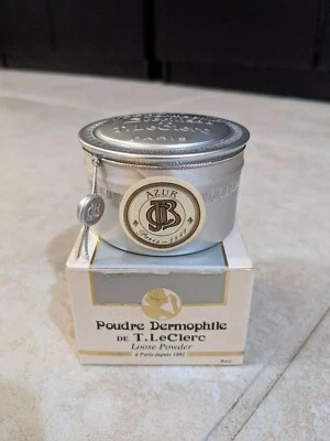 T. Leclerc Loose Powder (Poudre Dermophile) Azur 35g / 1.2 oz - Image 1 of 3