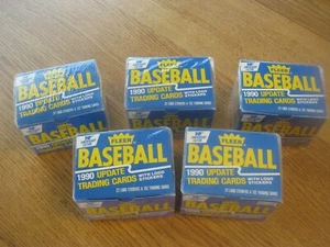 1990 Fleer Baseball Update Set Lot of 5 Sets w/ Frank Thomas RC - Picture 1 of 2