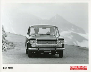 Fiat 1500 foto stampa ufficiale originale c.1964 D - Foto 1 di 1