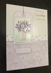 Mother's Day greeting Card Special GRANDMA happy mothers day with Envelope - Picture 1 of 2
