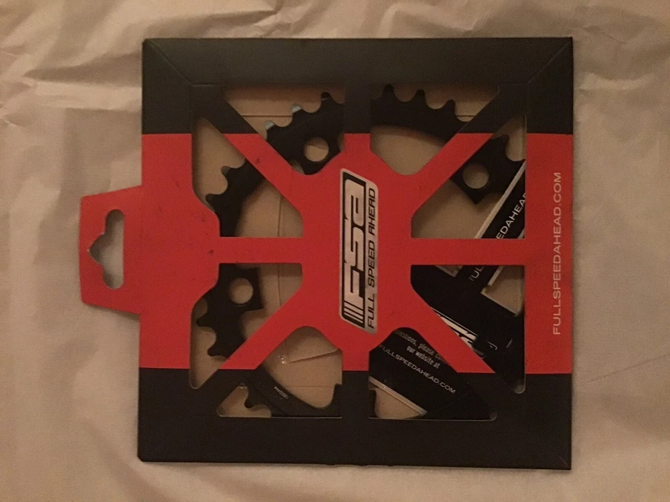 FSA Pro Road Alloy Inner Chainring 36T 5-bolt 110 BCD 10 Speed Black WB161 NEW - Image 1 of 1