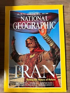 JULY 1999 NATIONAL GEOGRAPHIC SOCIETY / IRAN TESTING THE WATERS OF REFORM - Picture 1 of 1