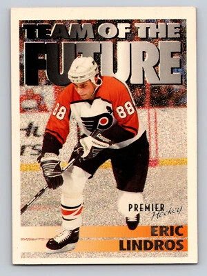1994 Topps Premier Hockey #241 Eric Lindros Trading Card NHL Flyers - Image 1 of 2
