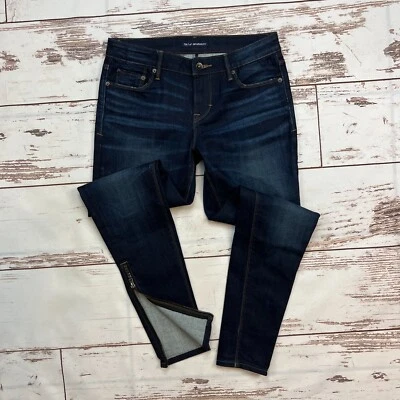 Jeans skinny Cult of Individuality Zen cintura média tamanho 27 tornozelo zíper jeans - Imagem 1 de 4