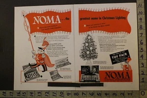 1947 HOLIDAY CHRISTMAS TOY NOMA CANDLE BUBBLE LAMP TREE 2-pg TOY AD TN61 - Picture 1 of 1