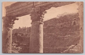 Postal del anfiteatro romano de Ammán en Amman Jordania - Imagen 1 de 2