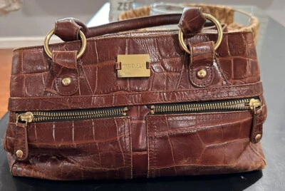 Bolso de Mano "MODALU" Londres Mediano Cuero Marrón Hombro/Cartera Foto 1 de 4