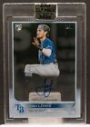 Josh Lowe 2022 Topps Clearly Authentic Autograph Rookie Auto RC #CAA-JL AA49