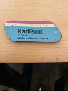 scatola medica di latta vintage molto rara KARIL SANDOZ - Foto 1 di 4