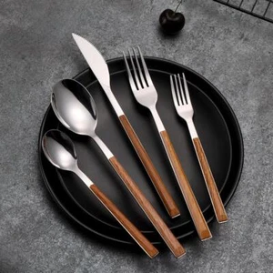 Besteck Set 40 Stück Edelstahl Messer Gabel Löffel Set Fr 6 Personen Essbesteck - Bild 1 von 14