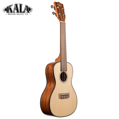 Kala KA-SCG Solid Spruce Mahogany Body Concert Size Performance Ukulele - Image 1 of 4