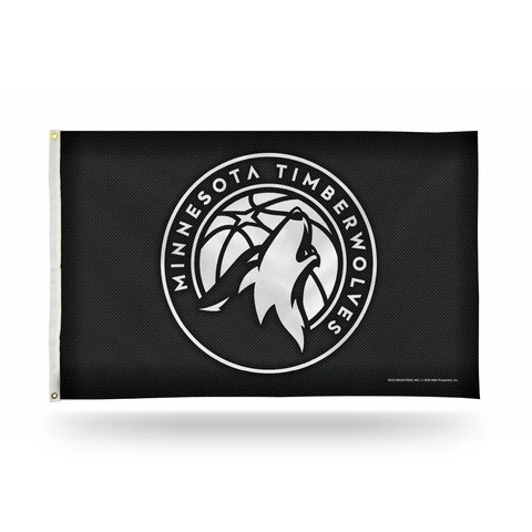 NBA Rico Industries Minnesota Timberwolves Carbon Fiber 3' x 5' Banner Flag Cover