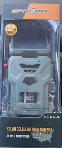 SPYPOINT Flex-S Solar Cellular Trail Camera, Integrated Solar Panel, LTE...