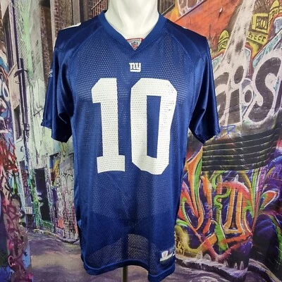 Camiseta deportiva juvenil Eli Manning New York Giants Reebok para niños talla XLarge (A59) Foto 1 de 4