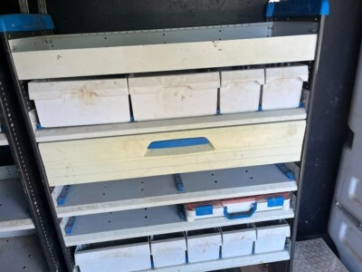 4 ВНУТРЕННИХ СТЕЛЛАЖА SORTIMO СО СКЛАДНЫМИ СТОЙКАМИ ПОДХОДЯТ ДЛЯ 2017 Ford 250 Transit - Изображение 1 из 4