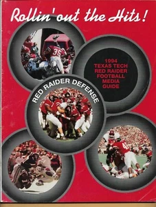 TEXAS TECH RED RAIDERS 1994 MEDIA GUIDE/COMPLETE WITH NO MARKINGS - Picture 1 of 1