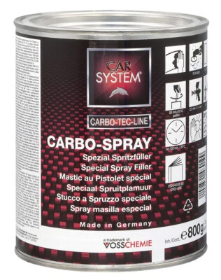 Carsystem Carbo Spray Stucco Spruzzo per Carbonteile 0,82kg - Immagine 1 di 2