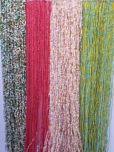 Waist Beads Smaller Tie On African Waist Beads Belly Chain 28"-50" - Picture 1 of 12