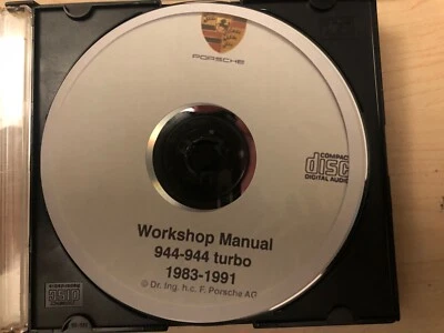 CD manual/taller de servicio Porsche 944/944 Turbo ¡Nuevo! Foto 1 de 2