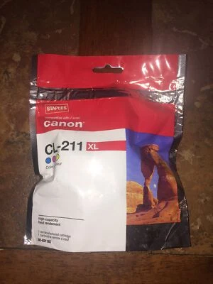 Staples - CL-211 XL Color Ink Compatible With Canon x1 - Image 1 of 3