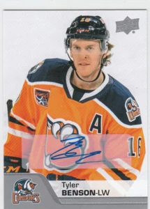 2020-21 Upper Deck AHL Auto  Tyler Benson #3 Rookie Auto RC - Picture 1 of 1