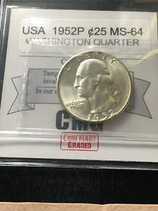 1952 P  USA, ¢25 Cent, Washington Head Quarter Dollar. - Picture 1 of 8