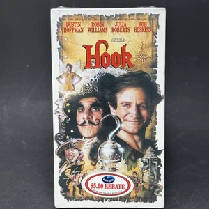 Hook VHS 1992 1st Release Robin Williams Watermark Brand New Factory Sealed Rare - Bild 1 von 7