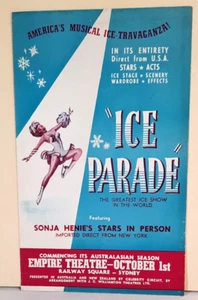 Ice Parade - Handzettel / Programm aus Empire Theater Sydney Australien 1952 - Bild 1 von 3