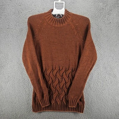 Suéter Simply Vera Vera Wang Feminino Pequeno Marrom Malha de Cabo Manga Longa P - Imagem 1 de 4