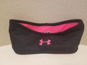 Women's Under Armour UA Define Reversible Headband Black / Pink 1240046 - Picture 1 of 7