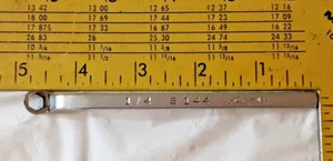Vintage Mac Tools 1/4" 6 Point Brake Bleeder Wrench S144 USA - Picture 1 of 8