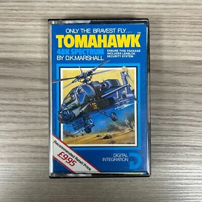 UNTESTED TOMAHAWK 48K ZX SPECTRUM RETRO VIDEO COMPUTER GAME 1985 - Image 1 of 4