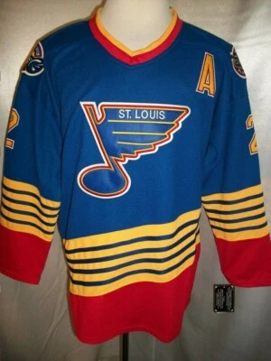 Al MacInnis St. Louis Blues Blue & Red "1995-1998 Throwback" CCM NHL Jersey - Image 1 of 2