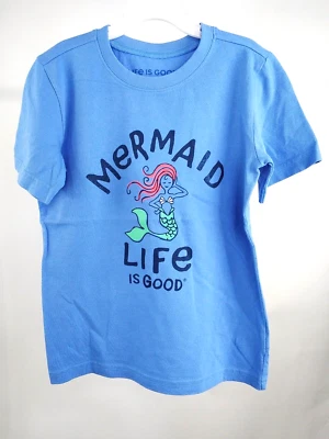 Camiseta trituradora manga corta Life is Good Kid Mermaid Life Is Good azul mediana 78199 Foto 1 de 4