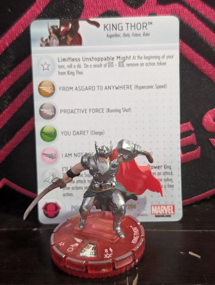 King Thor 063 Avengers Assemble Marvel Heroclix - Image 1 of 1