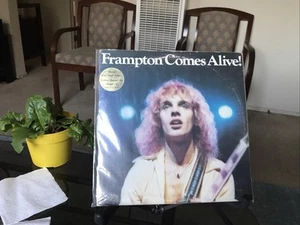 GOLD VINYL!! Vtg 1976 FRAMPTON COMES ALIVE Live Album 1ST PRESSING Vinyl Lp - Picture 1 of 5