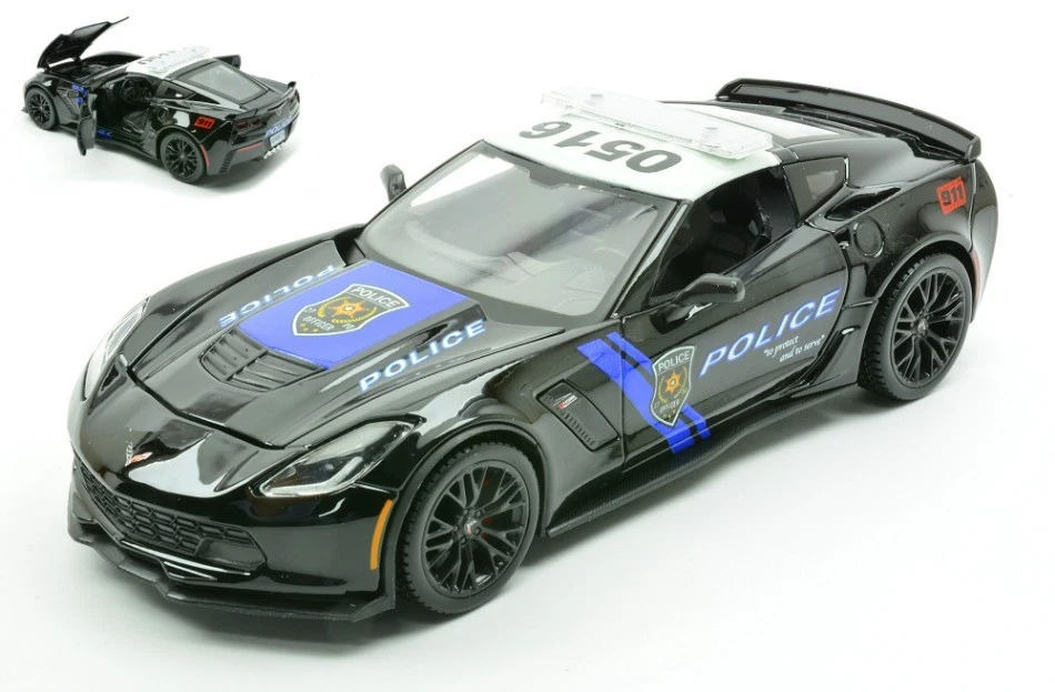 Chevrolet Corvette Z06 Police 2015 1:24 Model 32516 MAISTO - Immagine 1 di 1